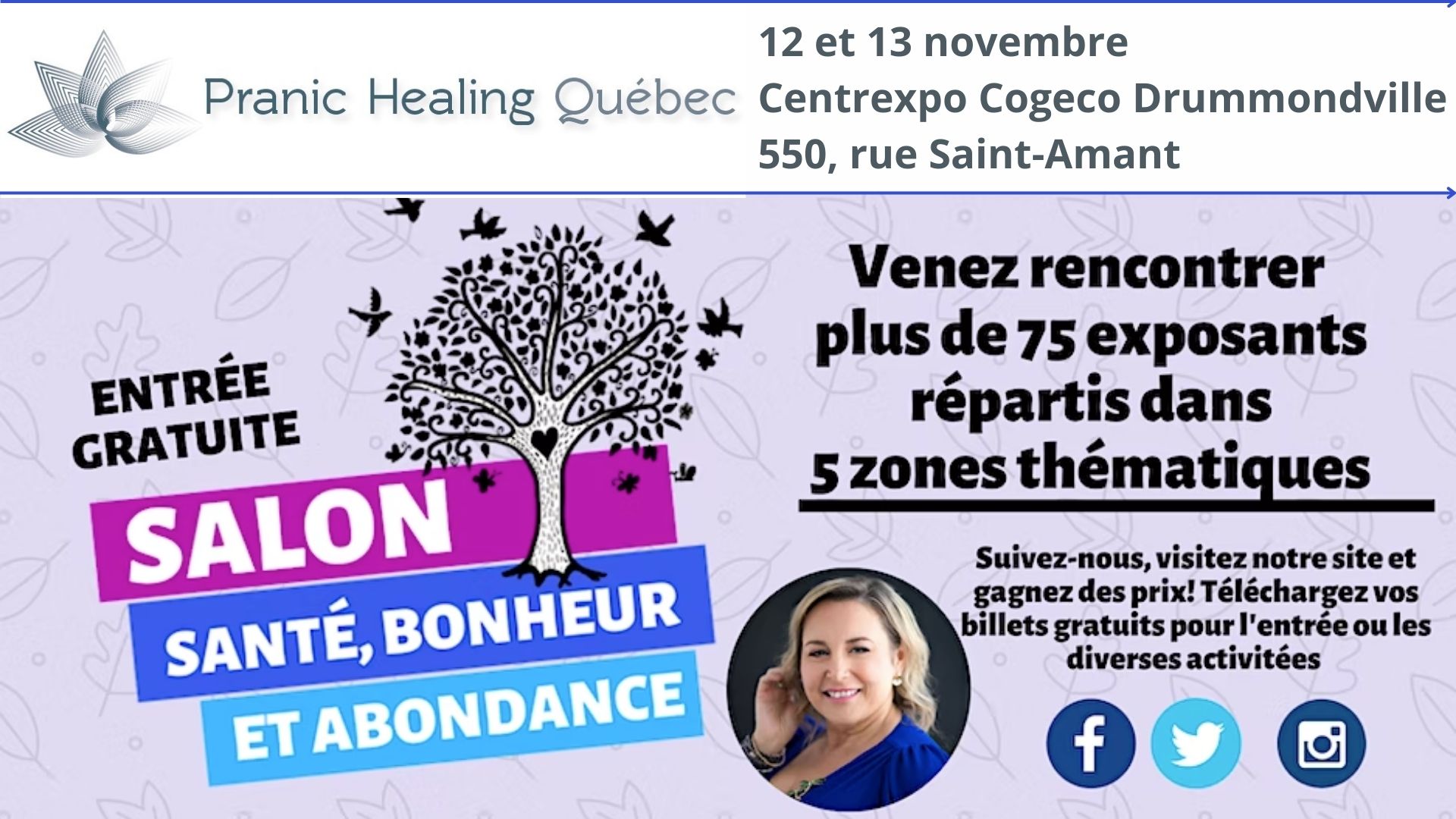Salon Santé Bonheur et Abondance- Drummondville